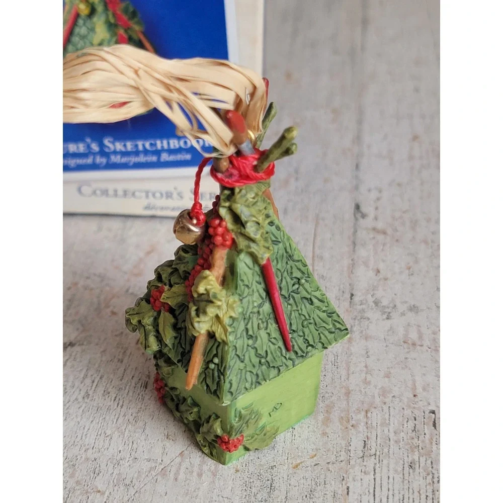 Hallmark nature's SketchBook Marjolein Bastin bird vintage ornament Xmas